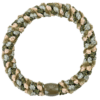 Haargummi Mix Green Beige Glitter KKNEKKI