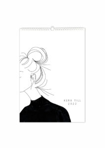 illustrierter Wandkalender 2022