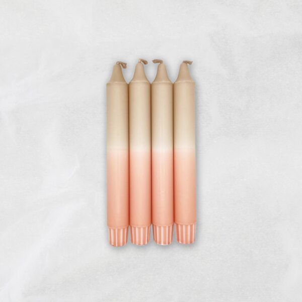 Stabkerzen Taupe Blush
