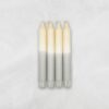 Stabkerzen Creme Grey