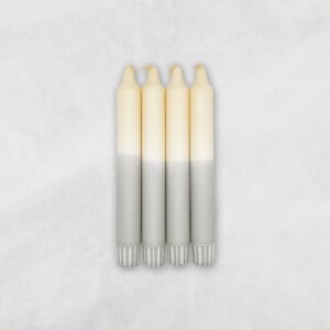 Stabkerzen Creme Grey