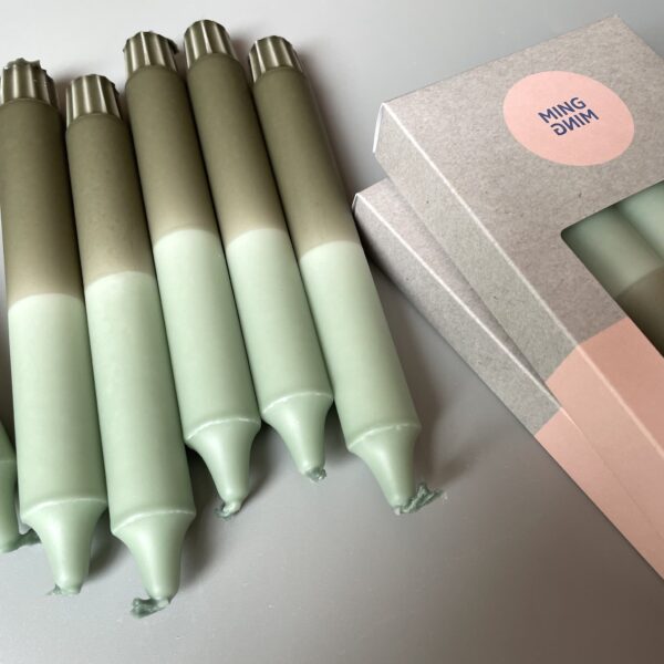 Stabkerzen Eukalyptus Olive