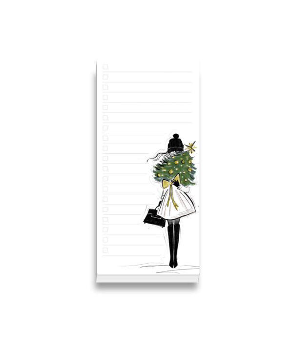 weisser Notizblock mit einer Zeichnung