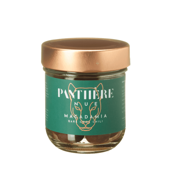 Glas Macadamia Nüsse