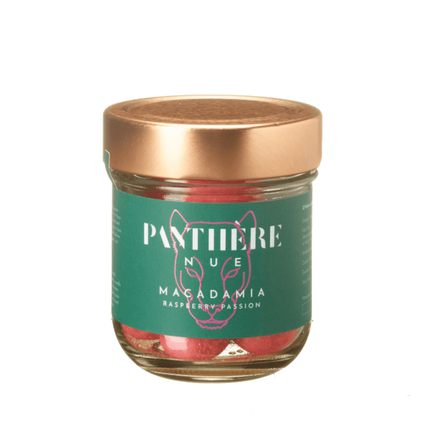 Glas Macadamia Nüsse