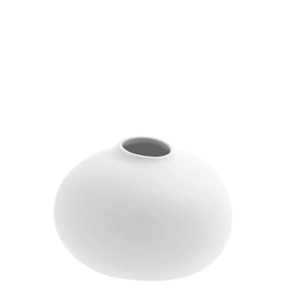 runde Vase weiss Storefactory