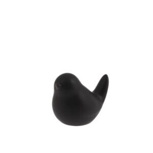 Dekofigur Vogel schwarz