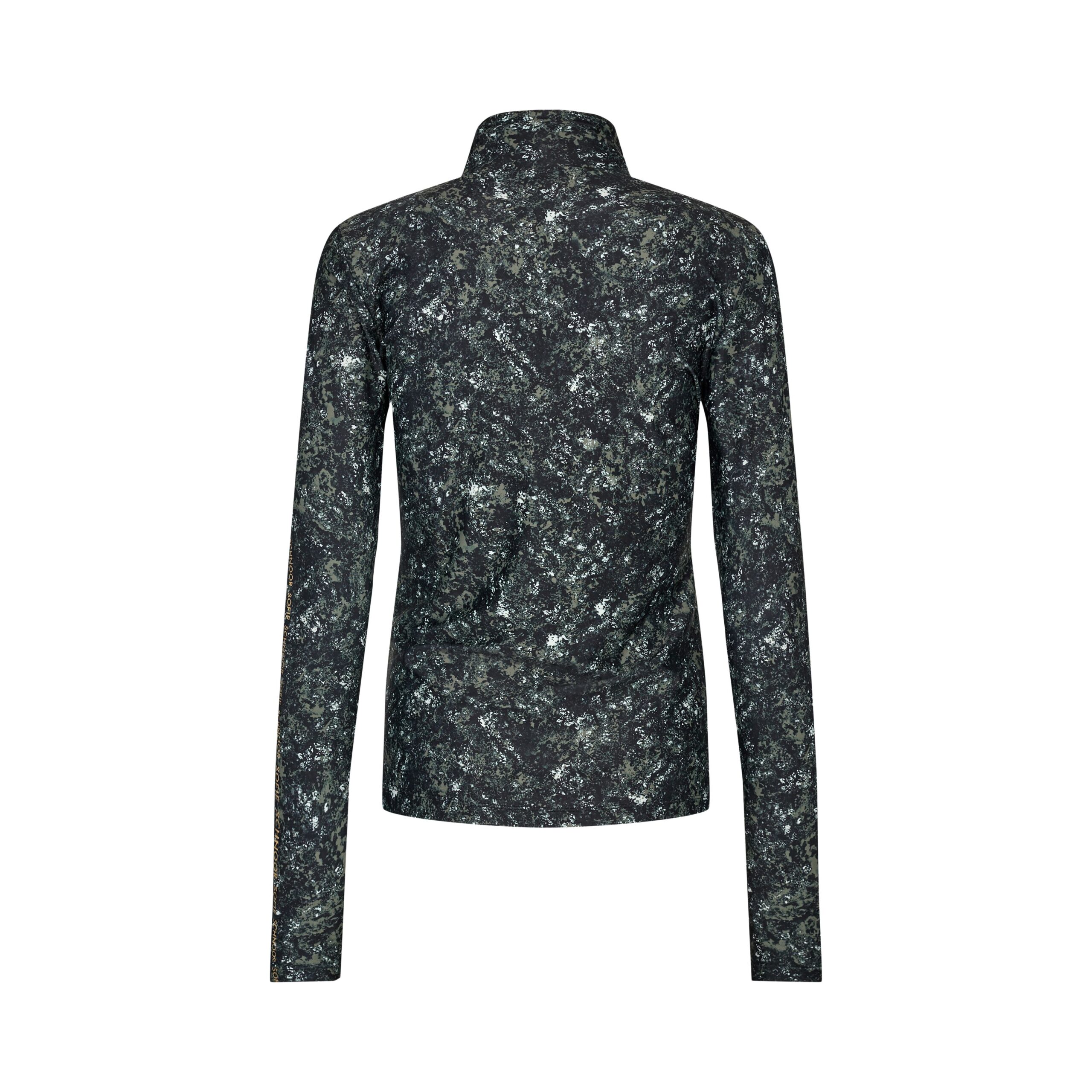 Longsleeve grün gemuster