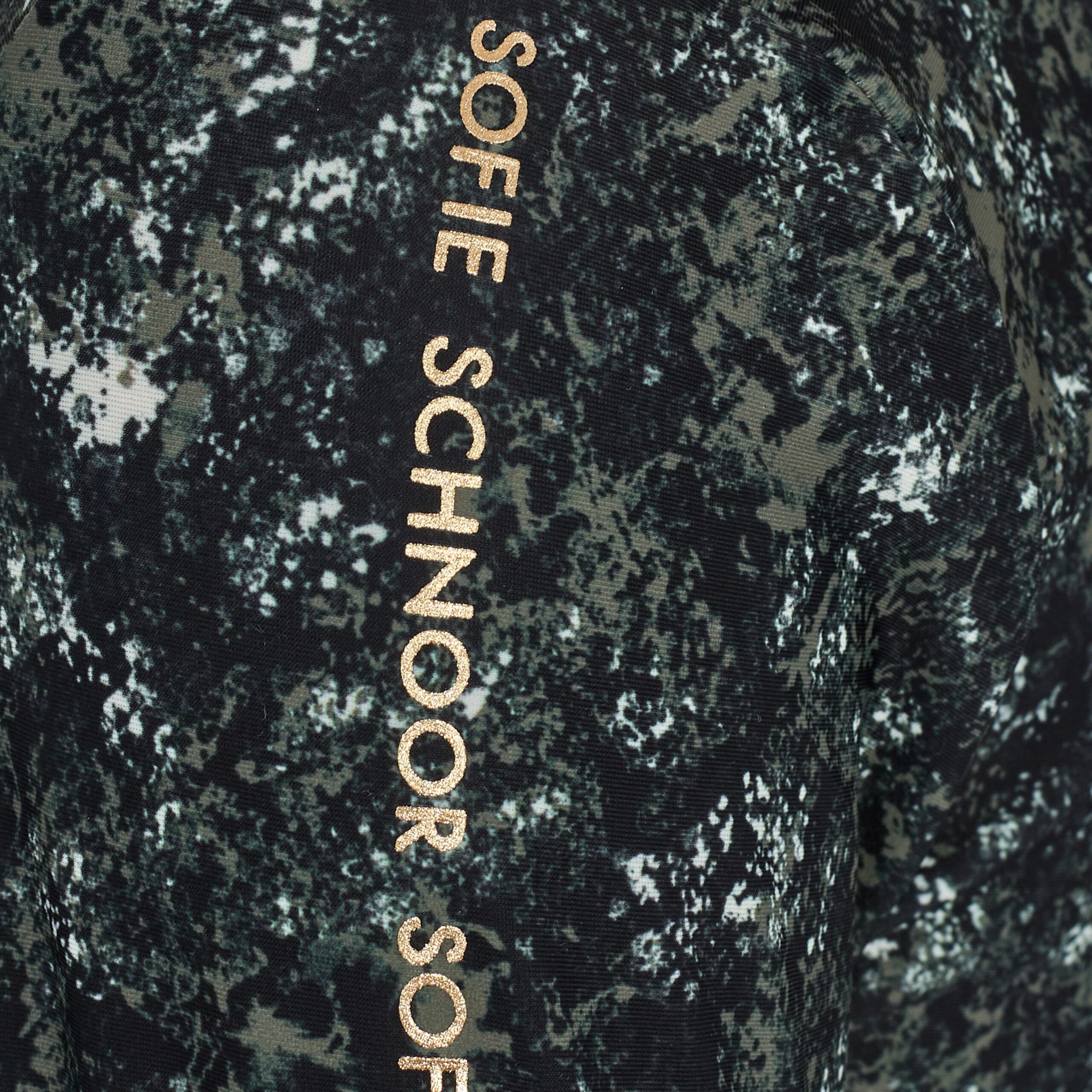 Longsleeve grün gemuster